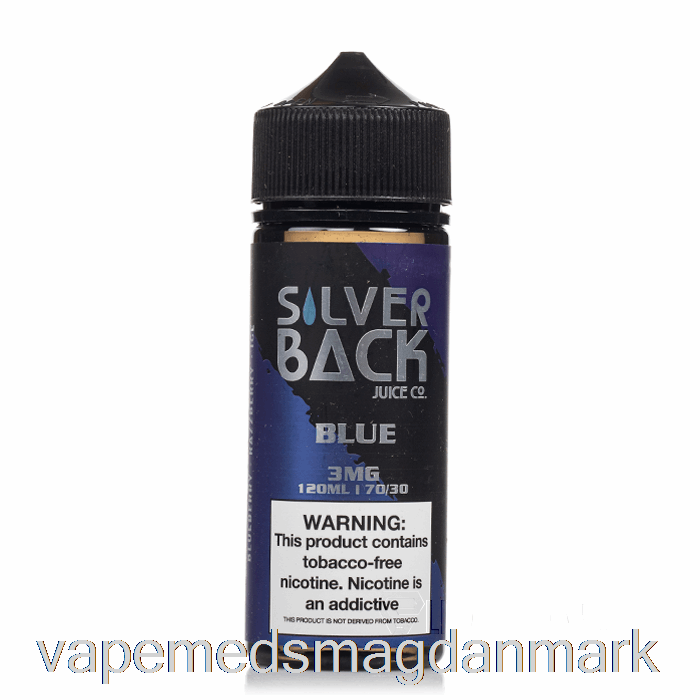 Vape Uden Nikotin Blue - Silverback Juice Co. - 120ml 6mg